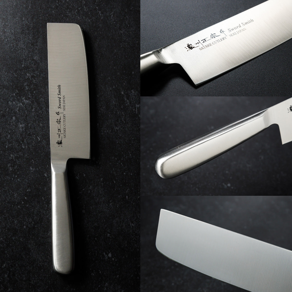 Vegetable Knife, 6.7 Inch Japanese knife, All stainless steel, 濃州正宗作, Kitchen Knife, HOUCHO