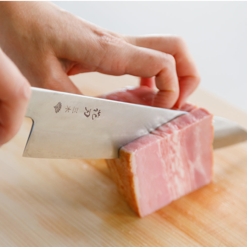 花刃包丁 (Hanaha Hocho) 8.3-Inch Gyuto Chef Knife – VG10 Steel, Mirror Polished Blade, Made in Miki, Japan