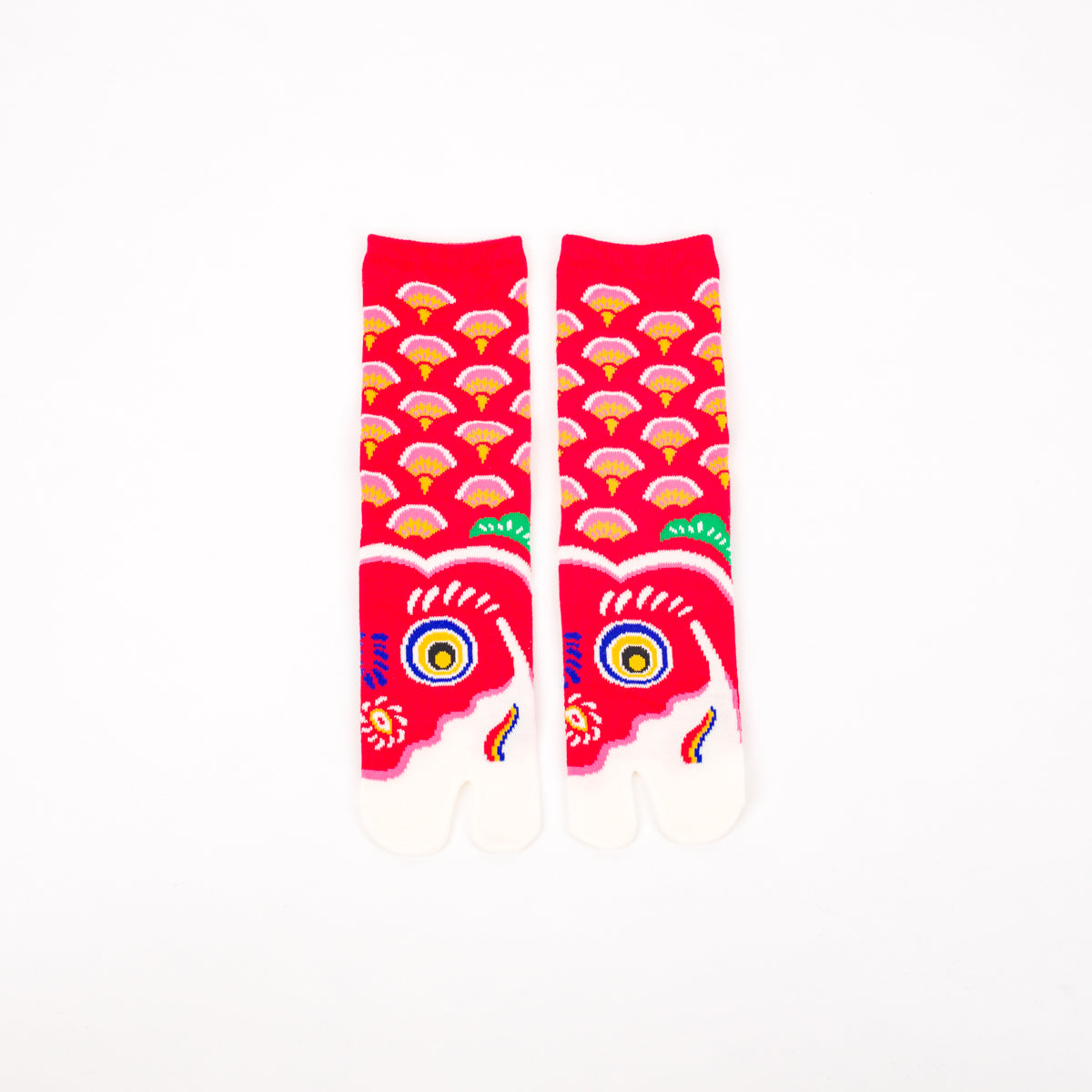 Tabi Socks - Akakoinobori / mid calf