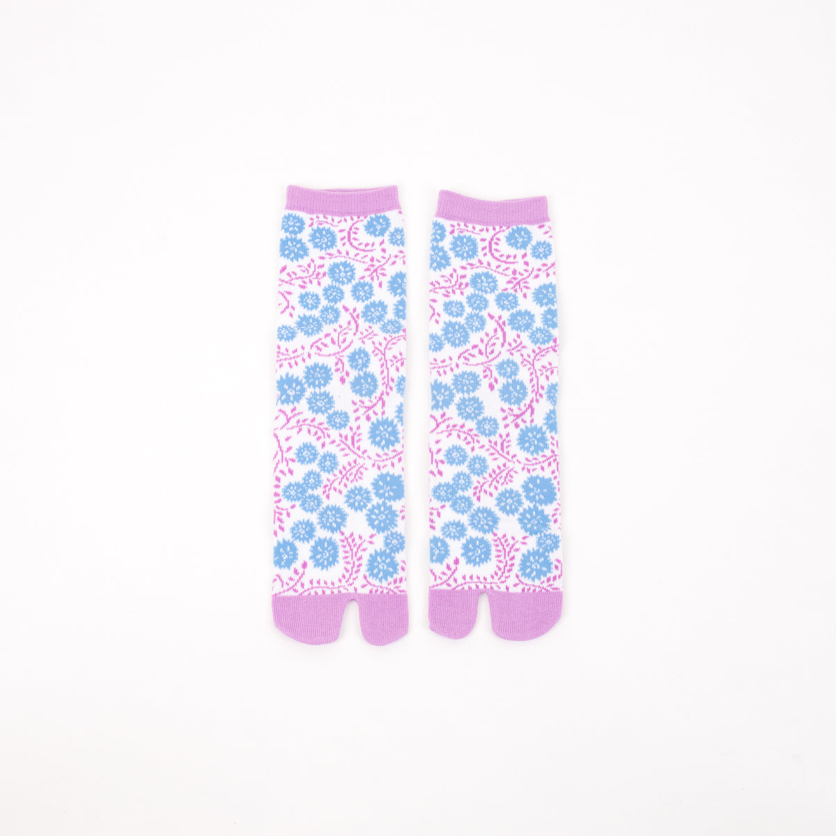 Tabi Socks - Shirotsume Kusatabi, Purple / mid calf