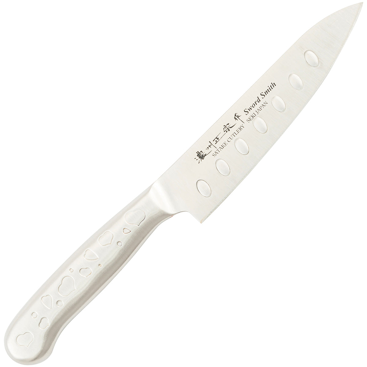 Petty Knife, 5.3 Inch Japanese knife, All stainless steel, 濃州正宗作, Kitchen Knife, HOUCHO