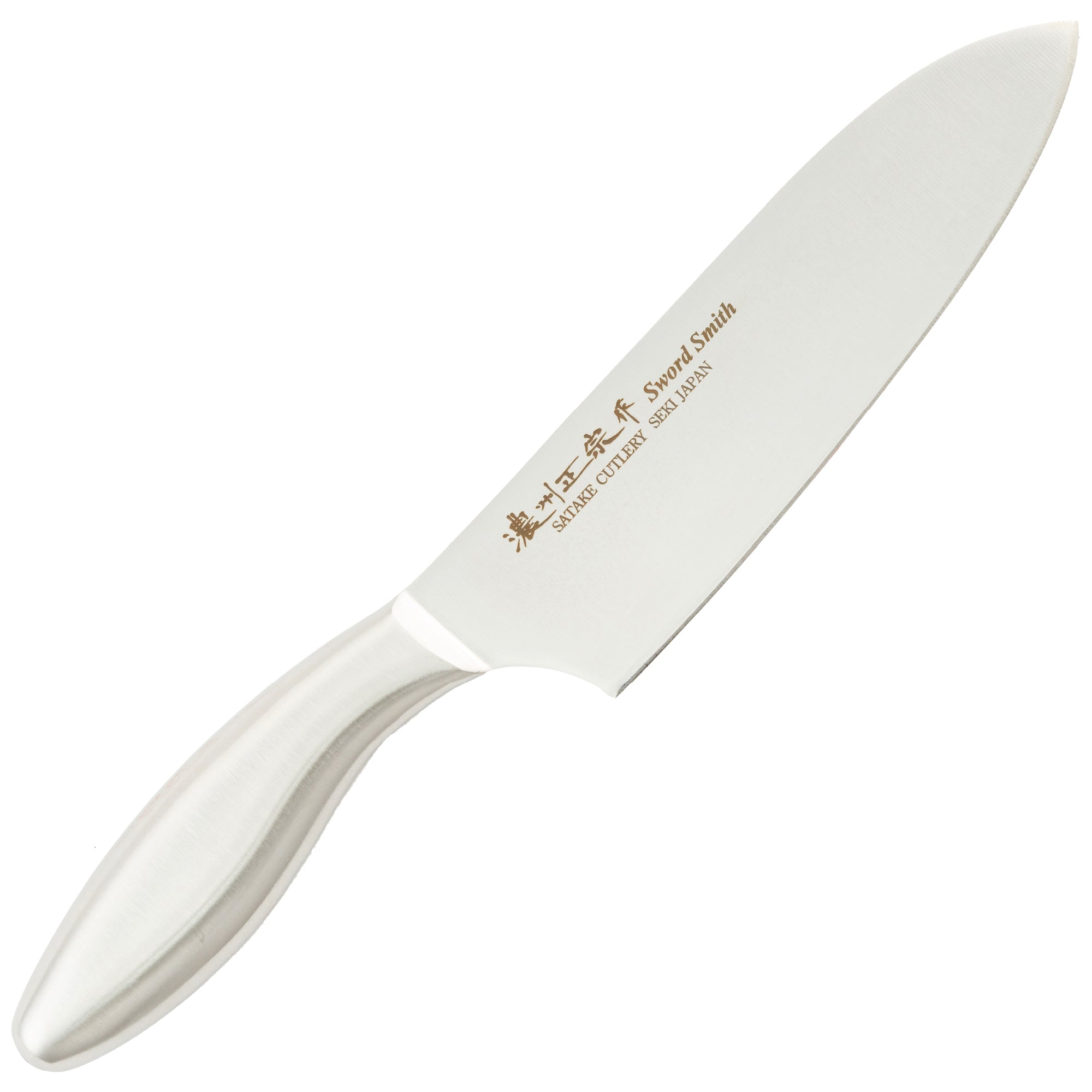 Santoku Knife, 6.7 Inch Japanese knife, All stainless steel, 濃州正宗作, Kitchen Knife, HOUCHO