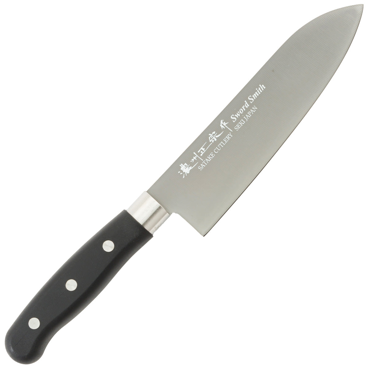 Santoku Knife, 6.9 Inch Japanese knife, Titanium Coating, 濃州正宗作, Stainless Steel, Kitchen knife, HOUCHO