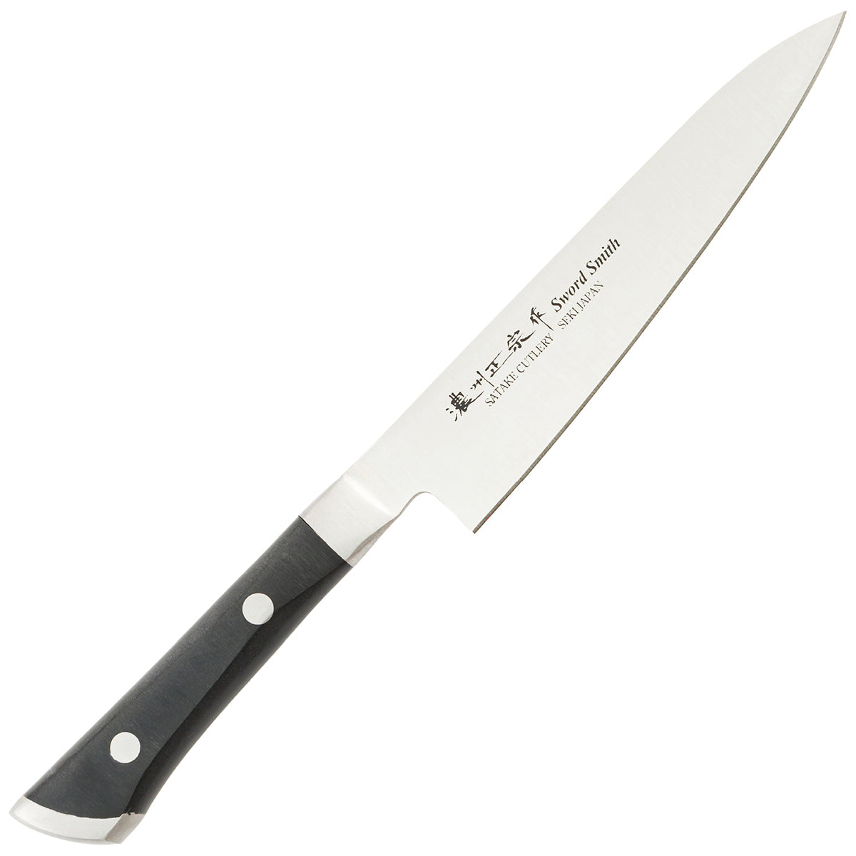 Petty Knife, 5.5 Inch Japanese knife, 濃州正宗作, Seamless handle knife, Kitchen knife, HOUCHO