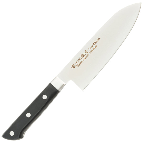 Santoku Knife, 6.9 Inch Japanese knife, 濃州正宗作, Stainless Steel, Kitchen knife, HOUCHO