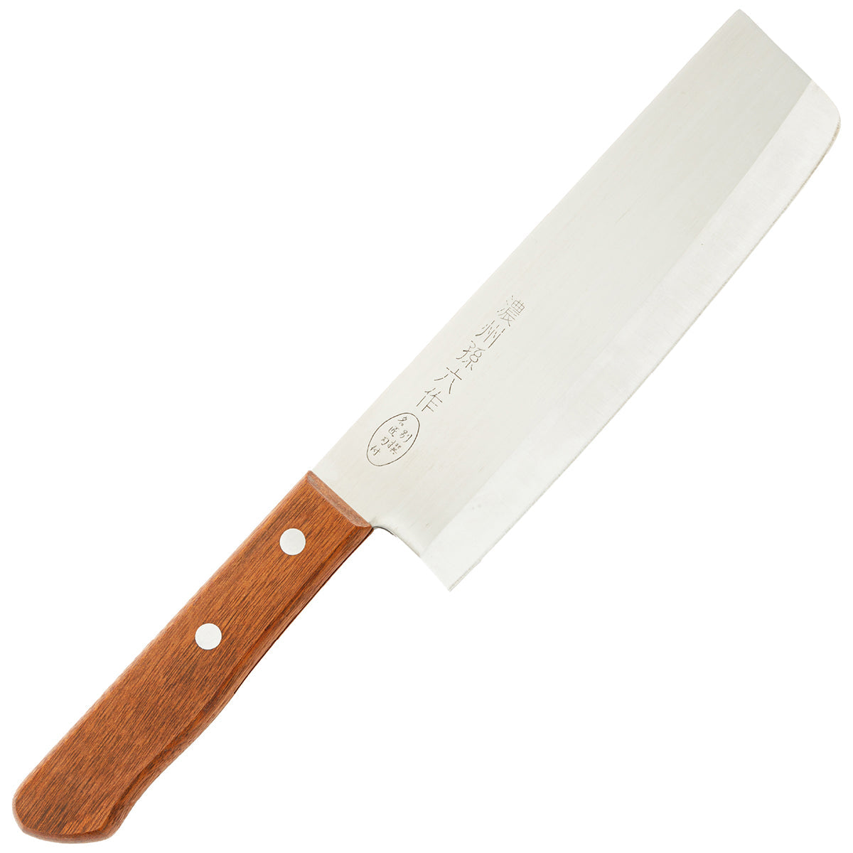 Vegetable Knife, 6.5 Inch Japanese knife, Stainless Steel, 濃州孫六作, Handle: Natural wood, Kitchen Knife, HOUCHO