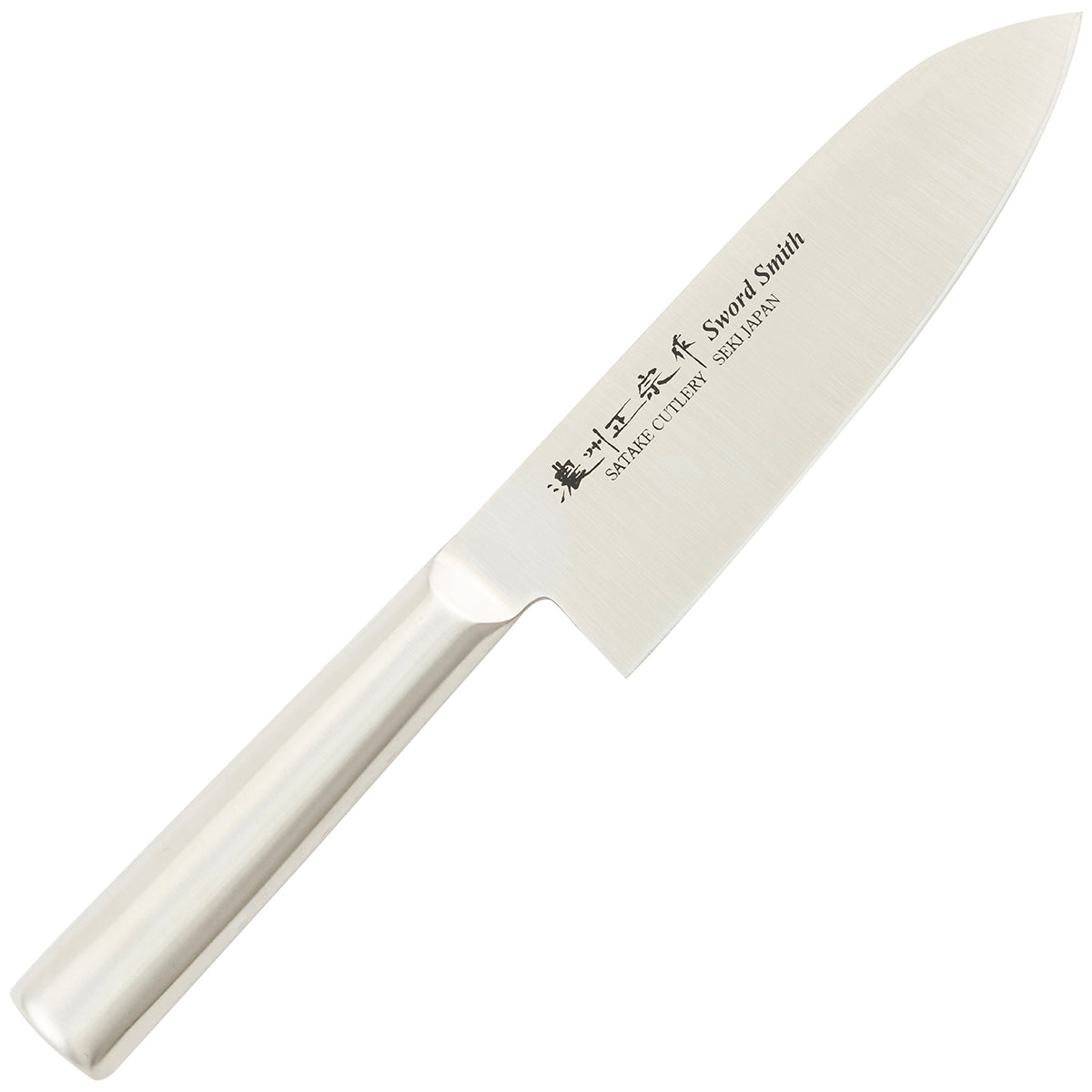 Santoku Knife, 6.7 Inch Japanese knife, All stainless steel, 濃州正宗作, Kitchen Knife, HOUCHO
