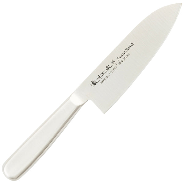 Santoku Knife, 6.7 Inch Japanese knife, All stainless steel, 濃州正宗作, Kitchen Knife, HOUCHO