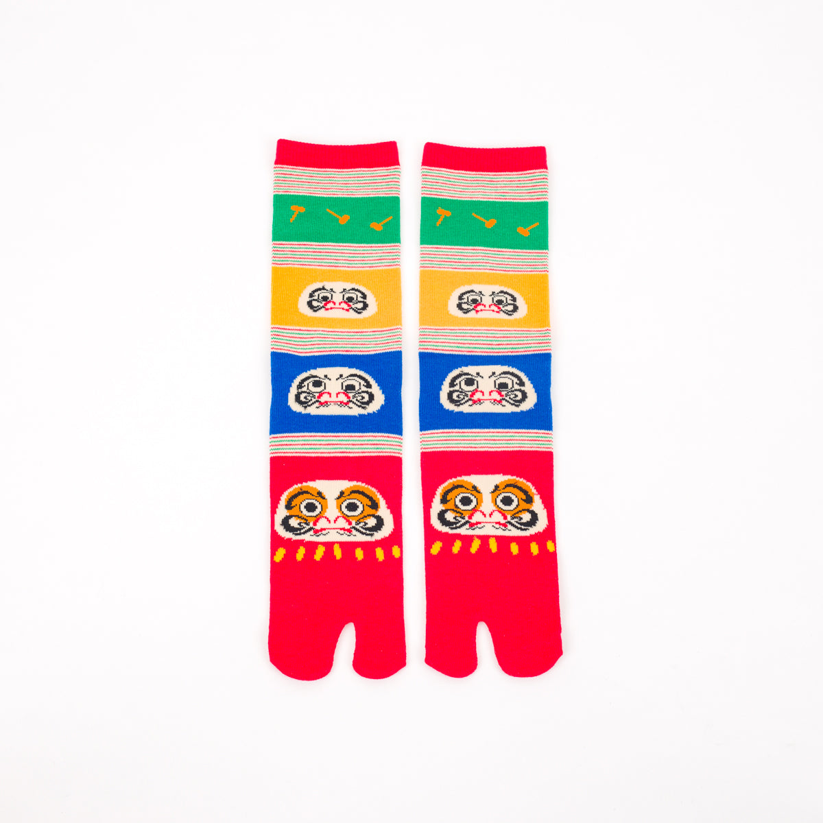 Tabi Socks - Daruma Otoshi / mid calf