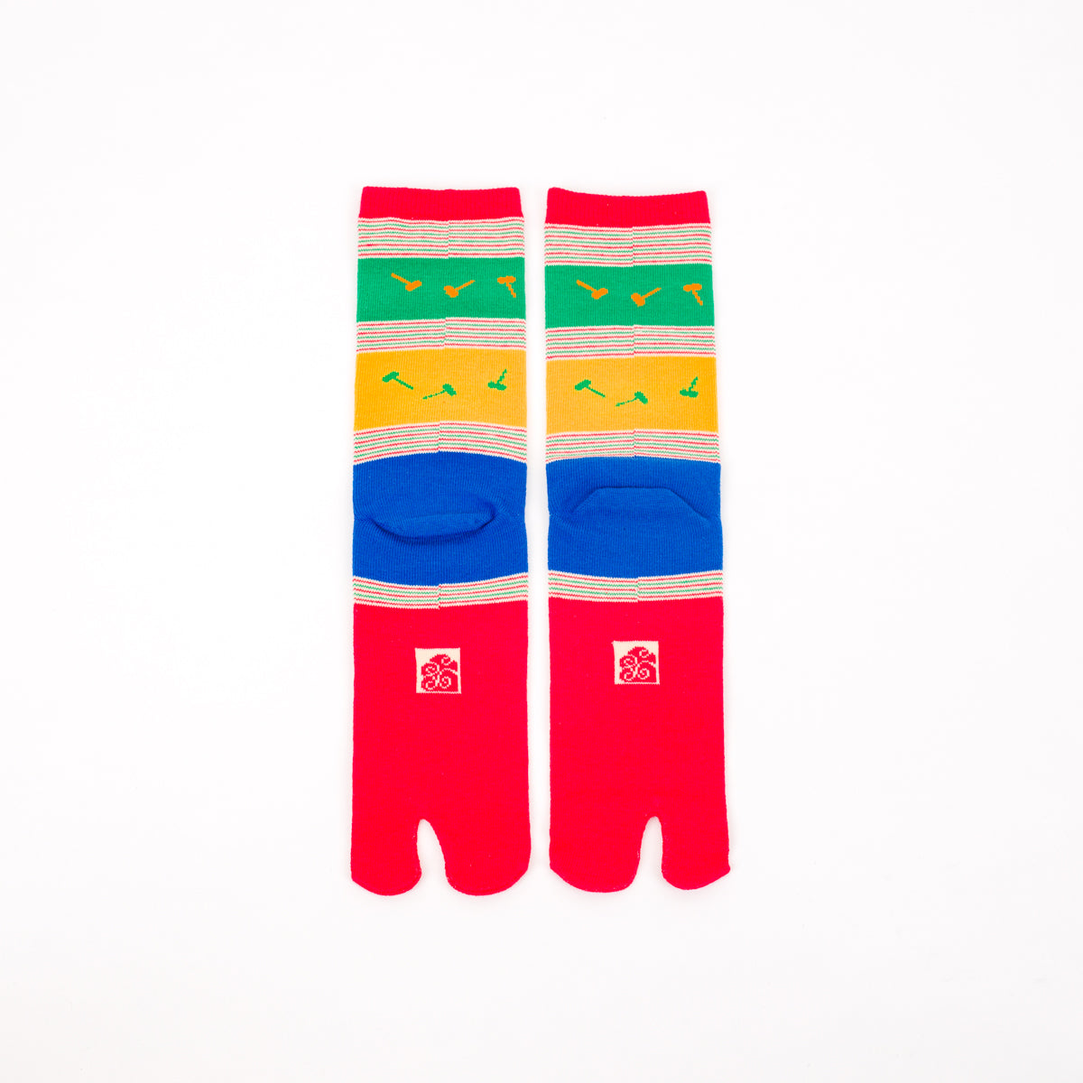Tabi Socks - Daruma Otoshi / mid calf