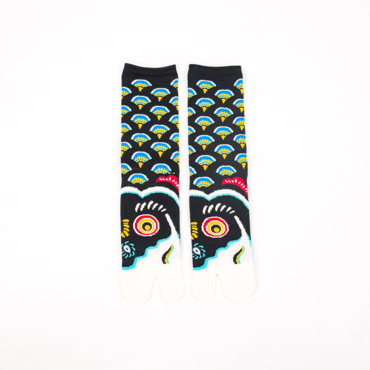 Tabi Socks - Kurokoinobori / mid calf