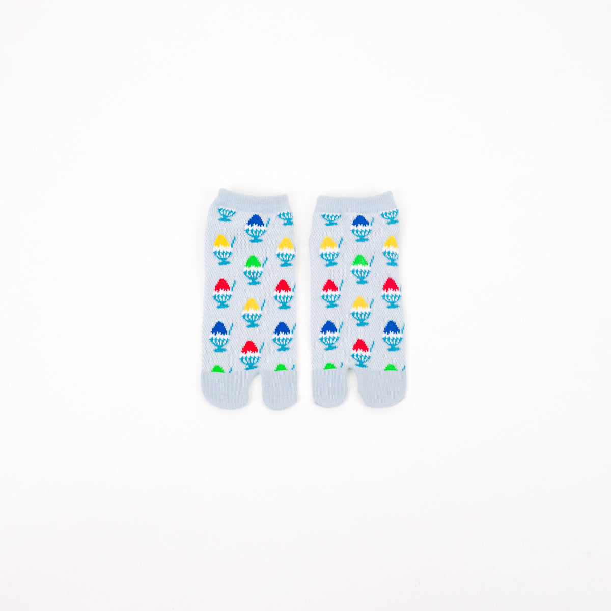 Tabi Socks - Natsuirokanoko Kakigori, Gray / ankle