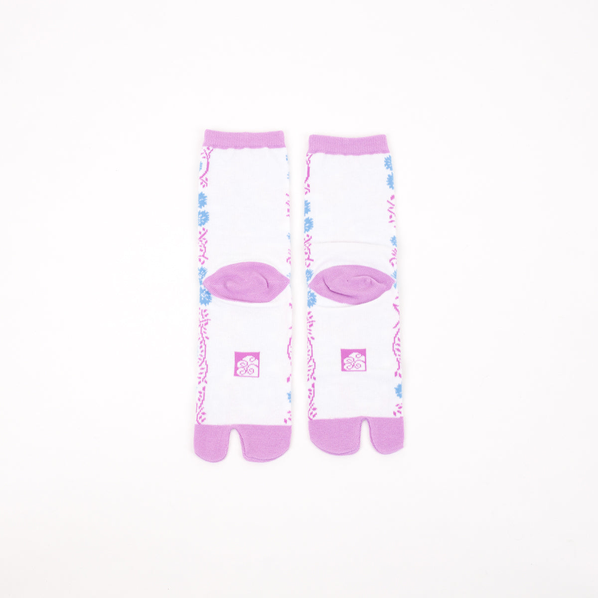Tabi Socks - Shirotsume Kusatabi, Purple / mid calf