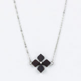 Hana Necklace Ebony Surgical Stainless Steel